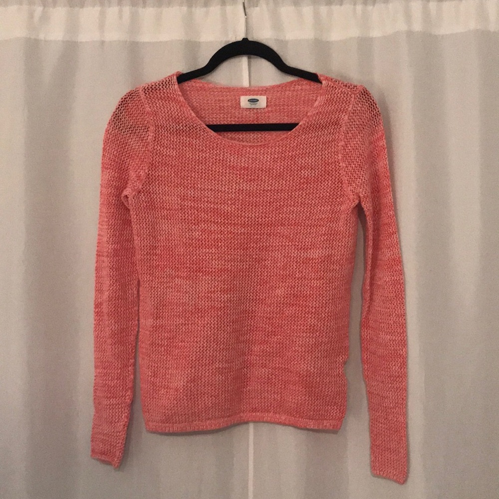 Thin cable knit sweater